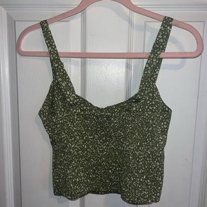 - speckled print cropped cami top
- size: small
- brand: shein